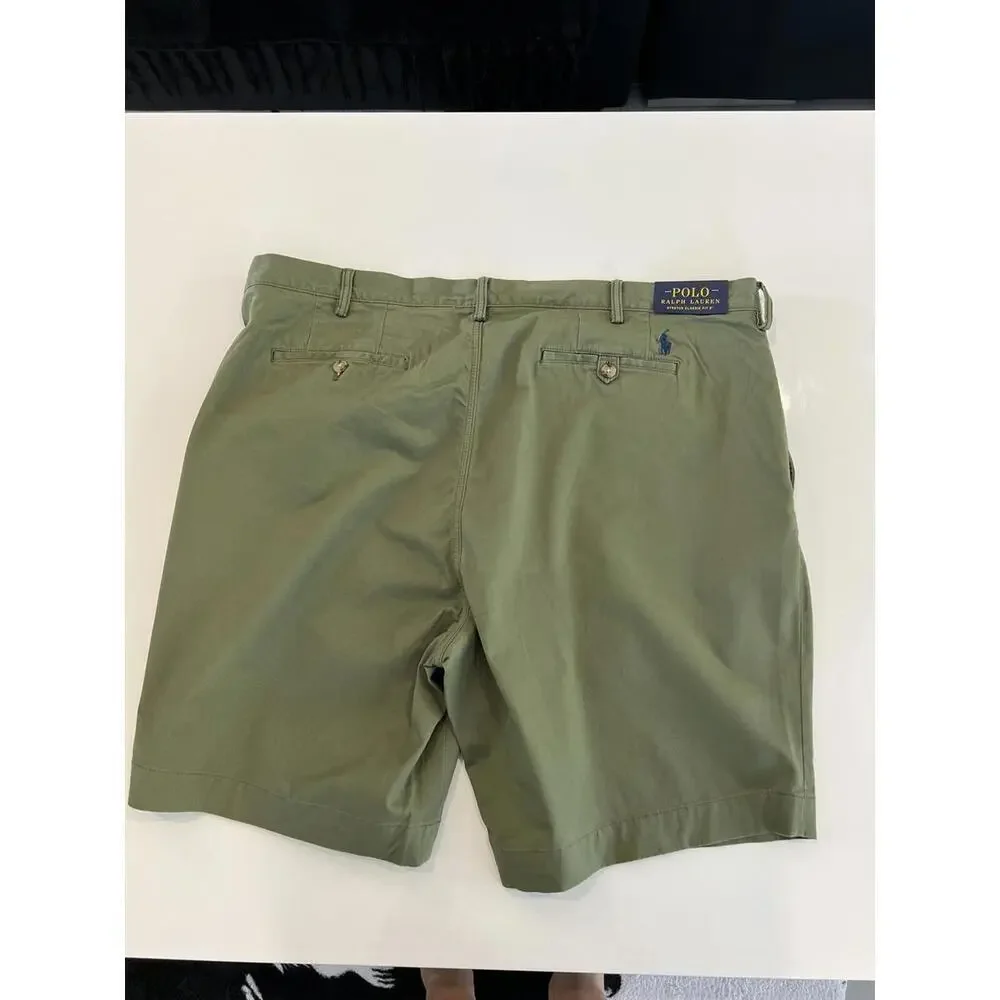 Men's Polo Ralph Lauren Stretch Classic Fit 9” Shorts Big&Tall 40T Green  NEW